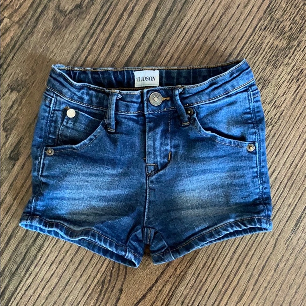 Hudson girls denim shorts size 6